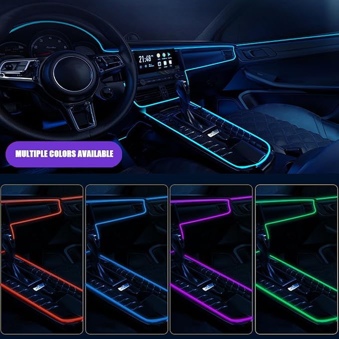 Car Interior Lights for BMW X3 E83 F25 F97 G01 G45 G48 20i 20d 30i 30d 30e M40i M40d X3M iX3 LED Car Interior Atmosphere Lamp Car Ambient Lighting Kits,Ice Blue