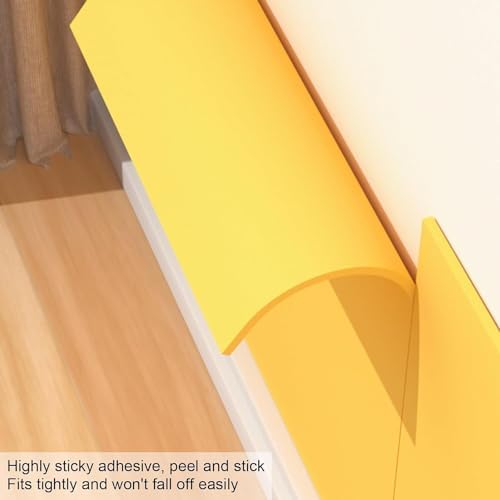 Self-Adhesive Rubber Foam Wall Protectors for Garage & Gym - Studio Impact-Resistant Shields (Grey, 39.3"x39.3"/100x100cm) - Easy Installation, Protection