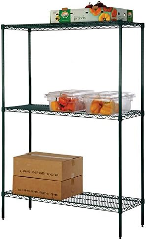 Omega 18" Deep x 24" Wide x 63" High 3 Tier Freezer Starter Shelving Unit
