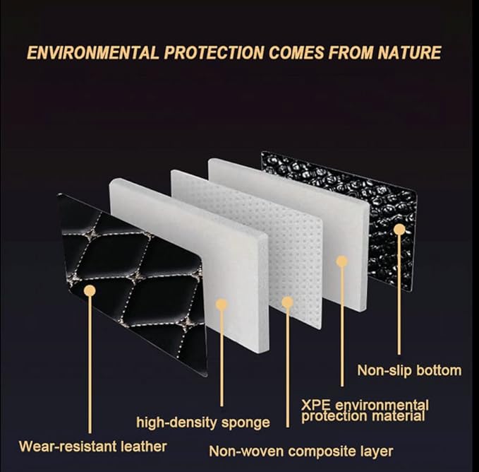 Car Floor Mats Automotive Floor Mats Vehicle Specific All Weather Protection Custom Compatible with Most of 98% Cars SUVs (Pink and Black)
