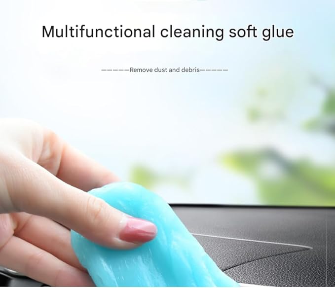 Car Cleaning Gel for Ford Transit Fiesta 2000-2025, 200g × 2 Pack Car Interior Cleaner Slime, Auto Detailing Tools, Auto Dust Car Crevice Cleaner