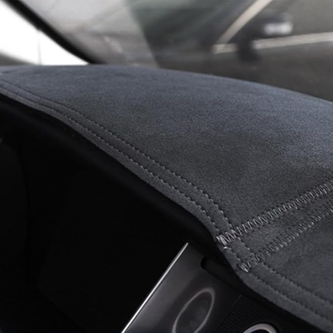 Dashboard Covers for Wrangler JL 2018-2022,Premium Microfiber Suede Fabric Anti-Glare & Non-Slip Dash Pad,Custom Fit,Microfiber Suede