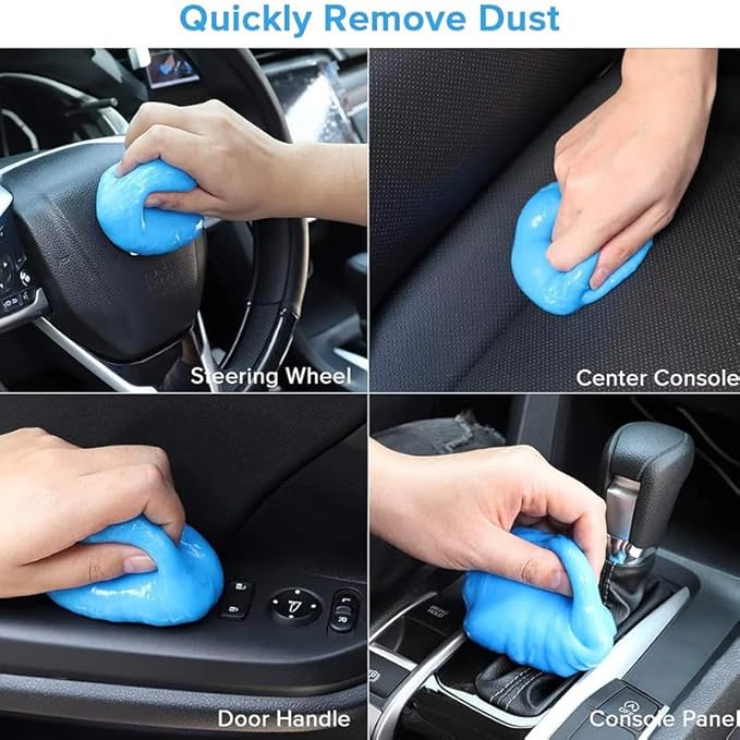 Car Cleaning Gel Compatible with Lexus GX, 200g Detailing Putty for Auto Vents, Dashboard, Cup Holders - Reusable Multifunctional Dust Remover,200g*2