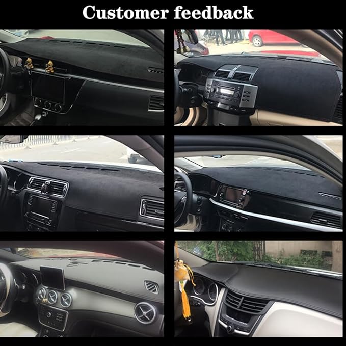 Dashboard Covers for Grand Cherokee 2021-2023,Premium Microfiber Suede Fabric Anti-Glare & Non-Slip Dash Pad,Custom Fit,Microfiber Suede