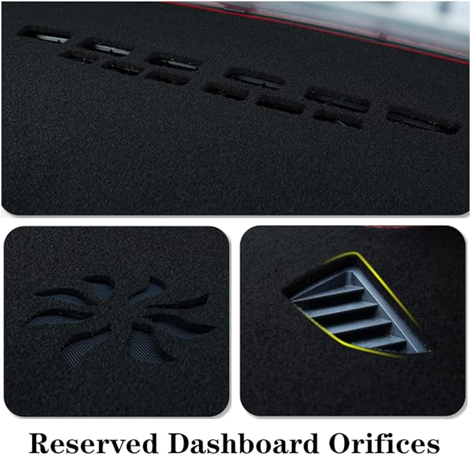 for Buick Verano 2022-2023 Dashboard Cover,Dash Board mat,Car dashmat Dashboard Covers,Interior Dash Board Cover mat,Red