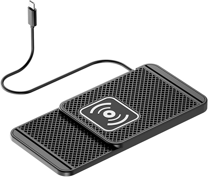 Wireless Charging Pad for Car for Subaru Legacy 2018-2025, Non-Slip Type C/USB 20W Fast Phone Charging Pad DIY Trim-to-Fit No Interior Damage,B&Type-C