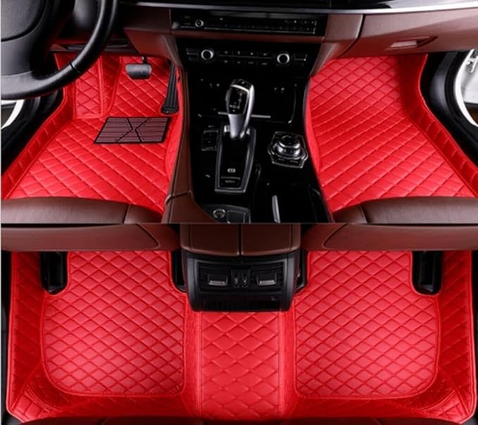 Custome Car Mats Accessories All Weather Floor mats Compatible with Automotive Floor Mats Passenger car mats (Brown2)