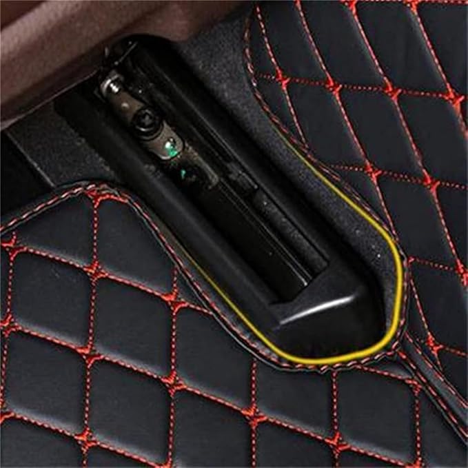 Custom Car Mats All Weather Fit Automotive Floor Mats PU Leather Protector Mat for Most Sedan, SUV, Truck Floor Mats (3D Black car mats)