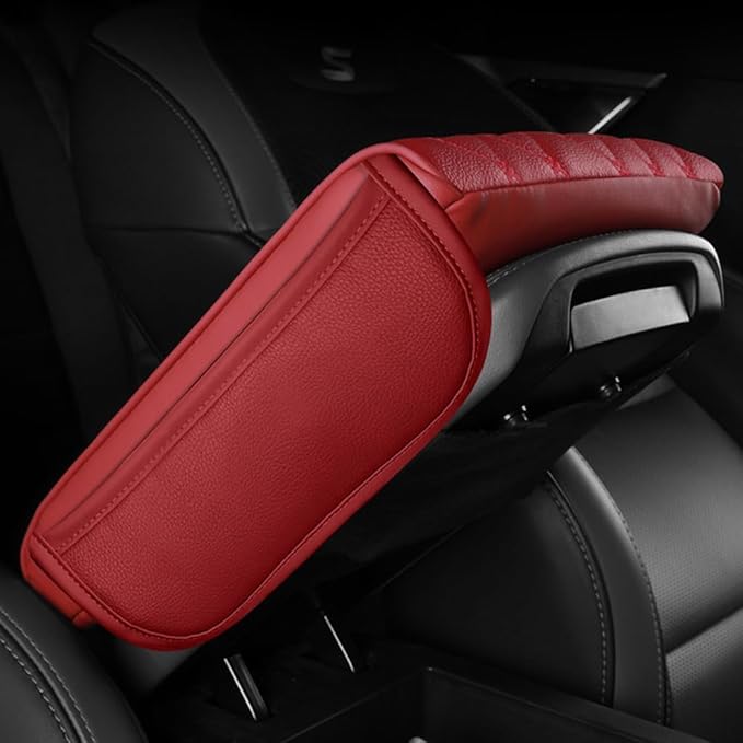 Universal Car Armrest Pad for Lexus RX|RX AL30 AL20 AL10 XU30 RX 450 350 200 270 Leather Armrest Box Center Console Cover Pad Waterproof Arm Rest Protector Decor Accessories,Beige-Normal