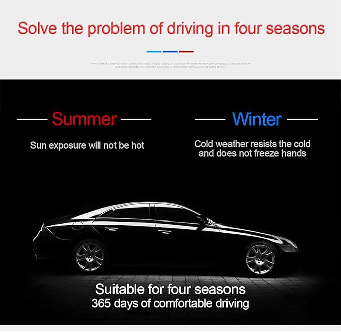 Car Steering Wheel Cover, Non-Slip, Elastic, Steering Wheel Cover for Men and Women, Universal Fit 15 Inches Cars, Vehicles, SUVs (Beige)