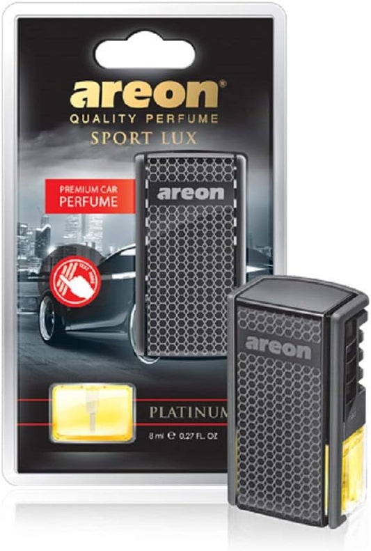 AREON AC03 Car Freshener Vent Clip Luxury and Elegant 0.27 oz Car Perfume, Platinum Scent