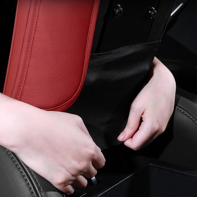 Universal Car Armrest Pad for Lexus RX|RX AL30 AL20 AL10 XU30 RX 450 350 200 270 Leather Armrest Box Center Console Cover Pad Waterproof Arm Rest Protector Decor Accessories,Red-Normal