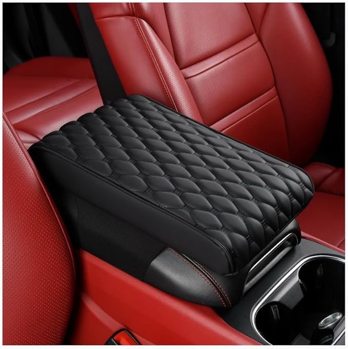 Auto Armrest Cushion Pads for Honda Accord Crosstour(2010-2012) Accessories Car Centre Console Armrest Pad Durable Material and Easy to Clean-is Waterproof and Anti-Scratch