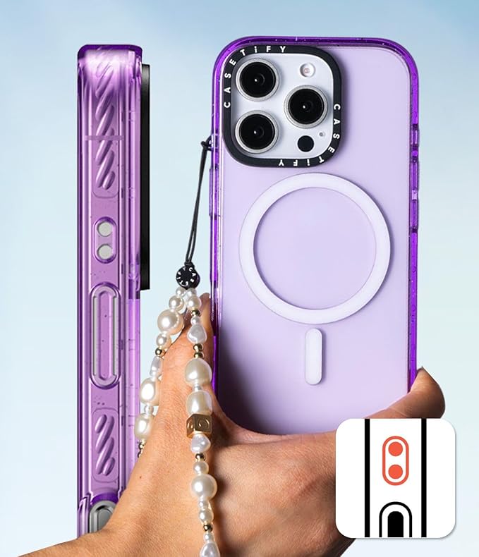 CASETiFY Impact Case for iPhone 16 Pro Max [Slim / 8.2 ft. 4X Military Grade Drop Protection/Compatible with Magsafe] - Bookshelf Garden - Clear Black
