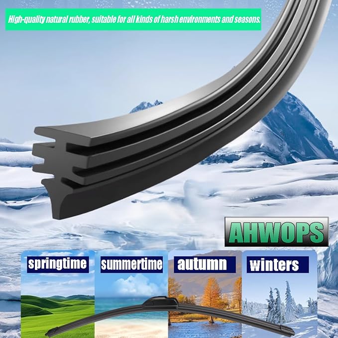 3 Wiper Front and Rear Wiper Blades for Honda Odyssey 2005-2021, OE Original Style (26″/22″ Front/16″ Rear) For My Car