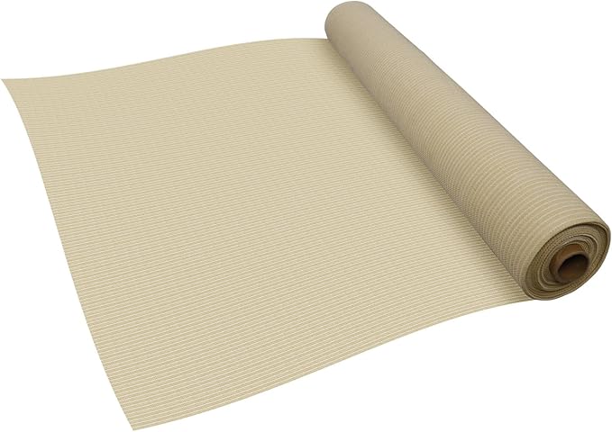 TANG Sun Shade Fabric Roll 8'x7' Shade Cloth for Garden Beige HDPE Mesh Shading Pergola Cover Replacement Canopy, 95% Blockage Sunshades for Outdoor Patio Backyard Plant