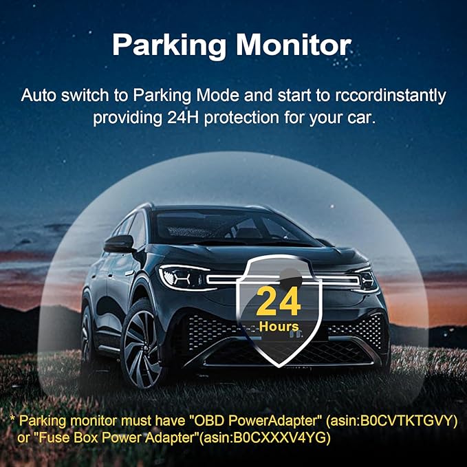 Mangoal 4K Front & 2K Rear 2 Channel HDR Dash Cam, Dual STARVIS 2 IMX678 IMX675, Fit for Ford Bronco 2025 2026(Model B), 5GHz WiFi, GPS, Support 512GB Max(Additional Purchases)