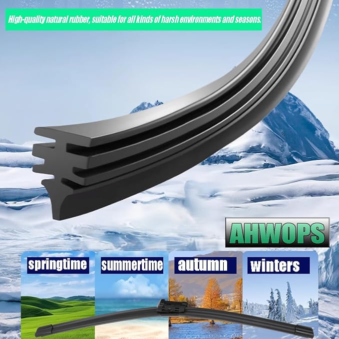 3 Wiper Front and Rear Wiper Blades for Jeep Renegade 2015-2023, OE Original Style (22″/20″ Front/11″ Rear) For My Car