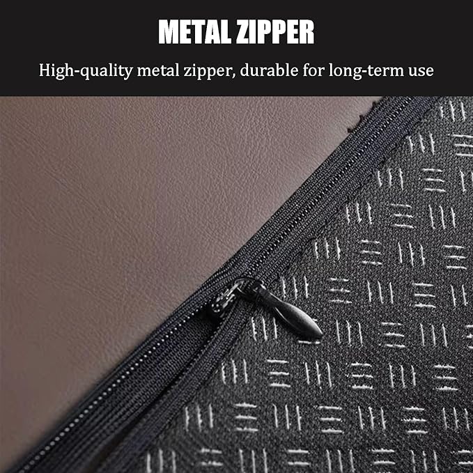 Car Armrest Cover Pad for Audi Q3 F3 2018 2019 2020 2021 2022 2023 2024 2025 Premium Leather Center Console Armrest Cushion Pad Anti-Scratch Waterproof Auto Interior Accessories Wine Red