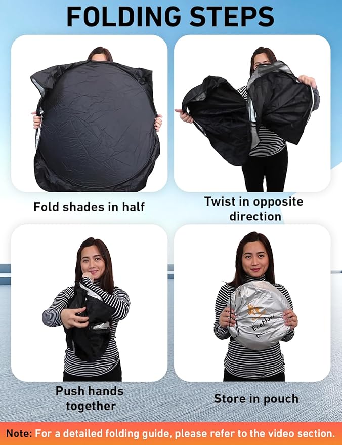 EcoNour Windshield Sunshade Compatible for GMC Canyon 2023 2024 2025, Sun Visor for Front Windshield & Window Sun Shade Cover, UV Heat Blocker & Protector, Car Accessories