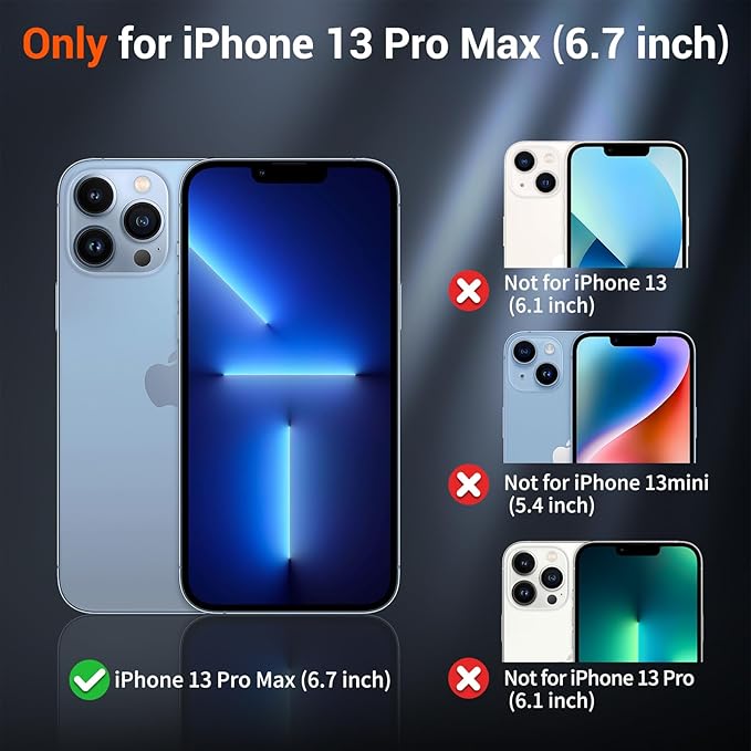 SUPFINE Magnetic for iPhone 13 Pro Max Case (Compatible with MagSafe) (Military Grade Drop Protection) Slim Translucent Matte Shockproof with Anti-Fingerprint Phone Case,Wine Red