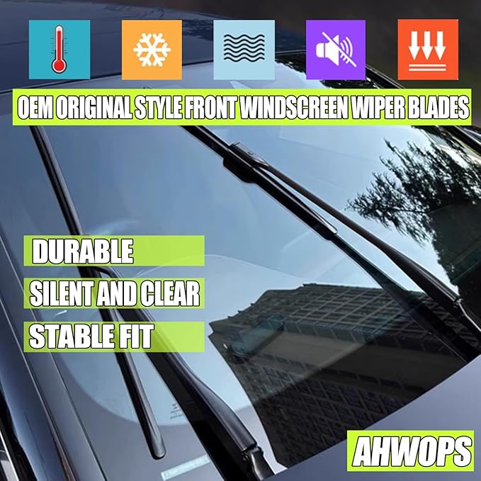 3 Wiper Front and Rear Wiper Blades for Toyota 4Runner 2003-2009, OE Original Style (22″/20″ Front/12″ Rear) For My Car