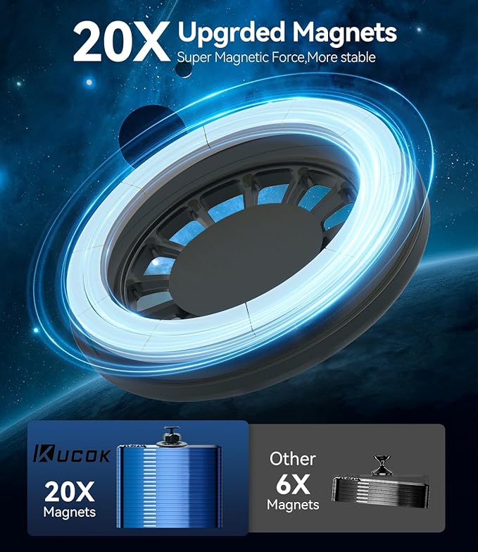 for MagSafe GLE/GLS Phone Mount, Exclusive Fit for 2025-2020 Mercedes-Benz GLE and GLS, for iPhone 17/16/15/14/13/12/Mini Series, Mercedes-Benz GLE&GLS Accessories