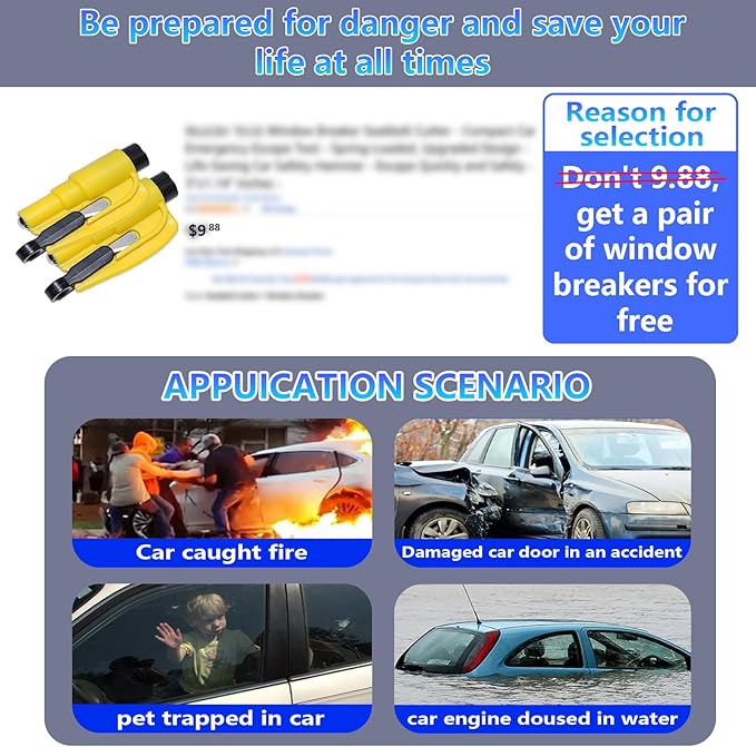 【Compatible with Lexus RX350 NX350 】 Seat Gap Filler,No Drop Seat Guard Compatible with Lexus RX NX Series,Drop Seat Guards for Cars(2Pcs),Emergency Keychain Car Escape Tool(2Pcs)
