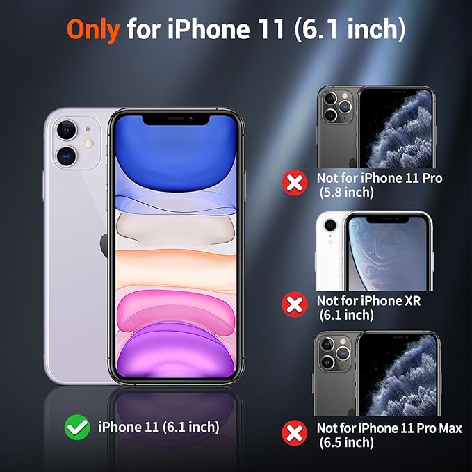 SUPFINE Magnetic for iPhone 11 Phone Case (Compatible with MagSafe) (Military Grade Drop Protection) Slim Translucent Matte Shockproof with Anti-Fingerprint Phone Case,Forest Green