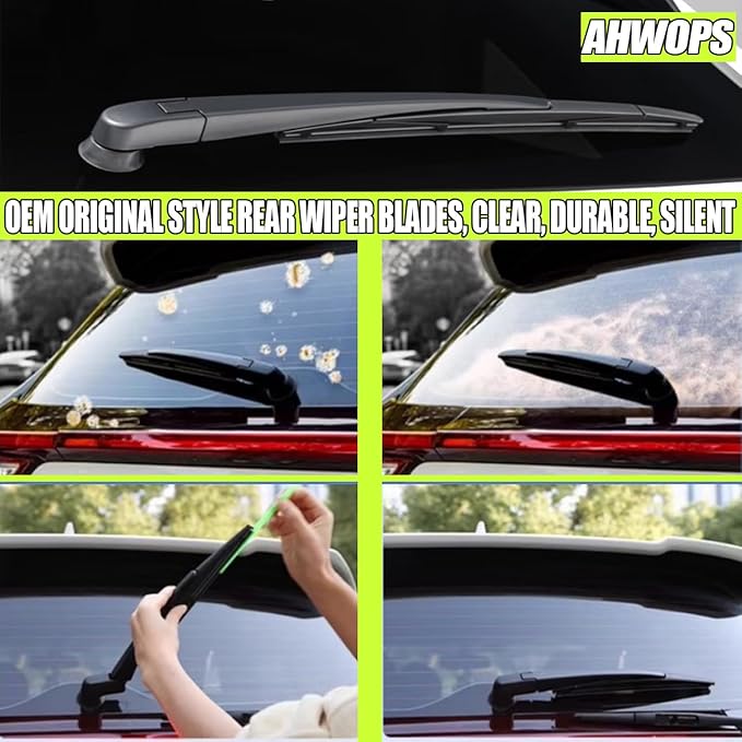 3 Wiper Front and Rear Wiper Blades for 2018-2023 GMC Terrain, OE Original Style (24″/18″ Front/12″ Rear) For My Car