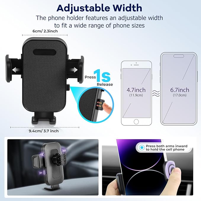 Car Phone Holder Fit for Pathfinder 2022 2023 2024 2025 w/Dash Tray Storge Box Organizer-Cell Phone Mount for Pathfinder Accessories 9 inch Touch Screen 360 Degree Rotation (Not fit 14.5 inch)