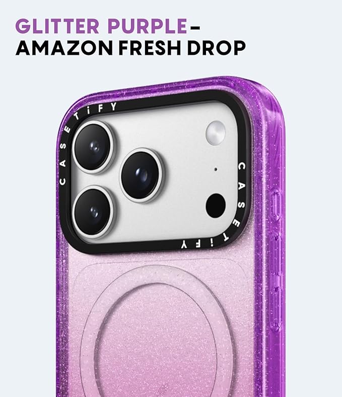 CASETiFY Impact iPhone 17 Pro Max Case [Slim/Compatible with Magsafe / 8.2 ft. 4X Military Grade Drop Protection] - Jaguar - Clear Black