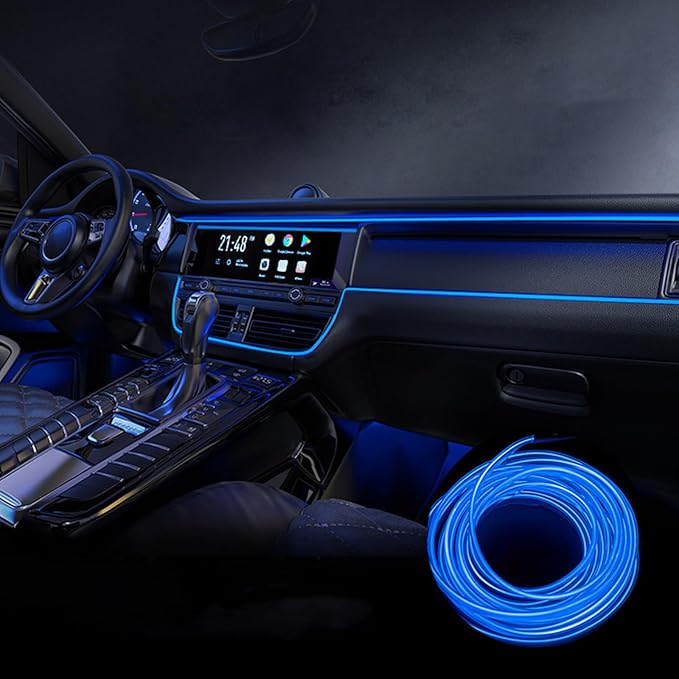 Car Interior Lights for Mercedes Benz SL-Class W198 W121 W113 R107 R129 LED Car Interior Atmosphere Lamp Car Ambient Lighting Kits,Blue