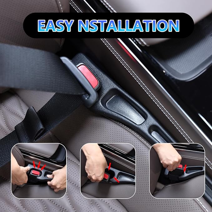 【Compatible with Chevy Colorado】 Seat Gap Filler,No Drop Seat Guard Compatible with Chevy Colorado,Drop Seat Guards for Cars(2Pcs),Emergency Keychain Car Escape Tool(2Pcs)