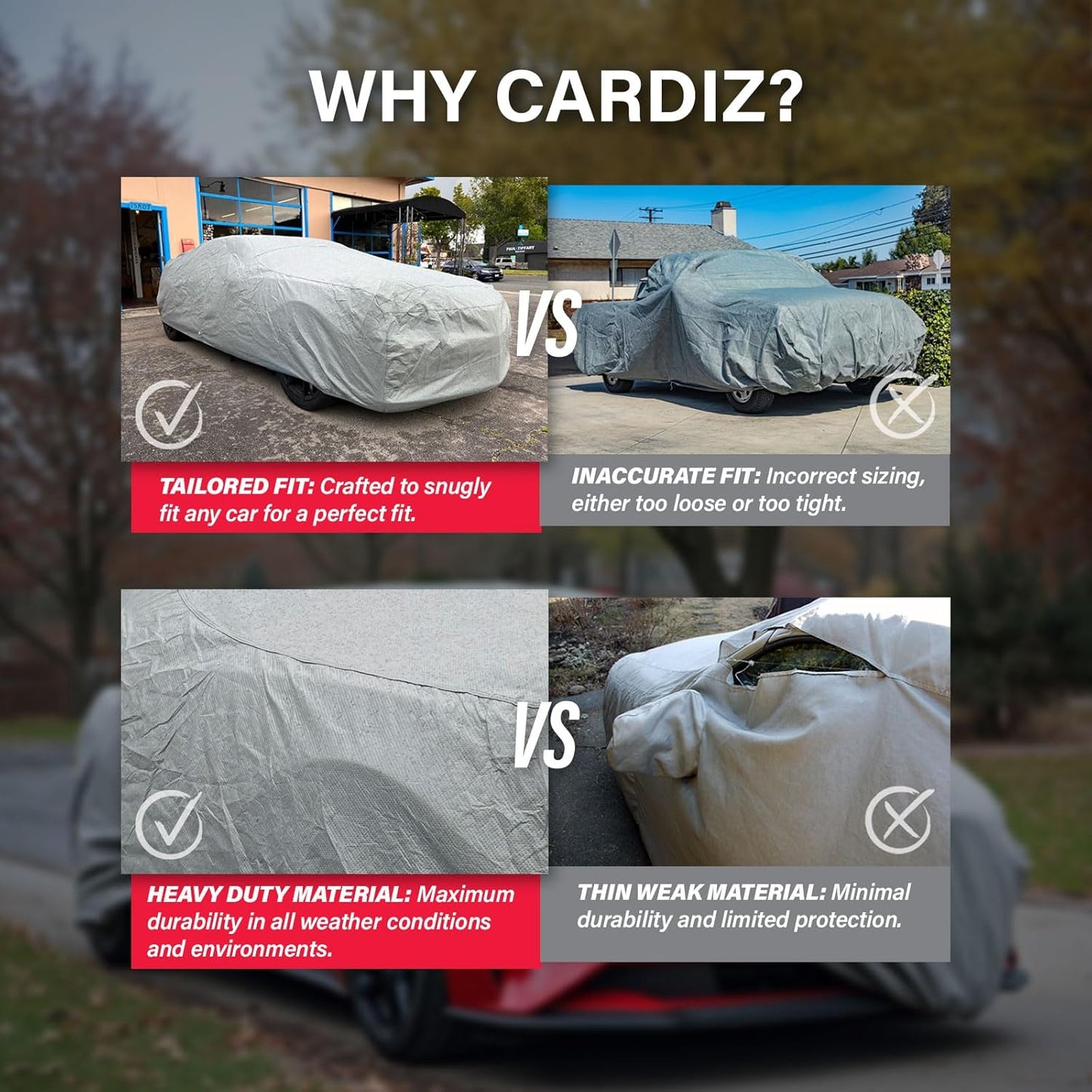 Supreme Full Car Cover – Semi Custom Fit for Full-Size Cars | Dustproof, Windproof, UV Protection, Breathable & Durable All-Weather Protection | Fits Volkswagen Scirocco 1974-1981 Coupe