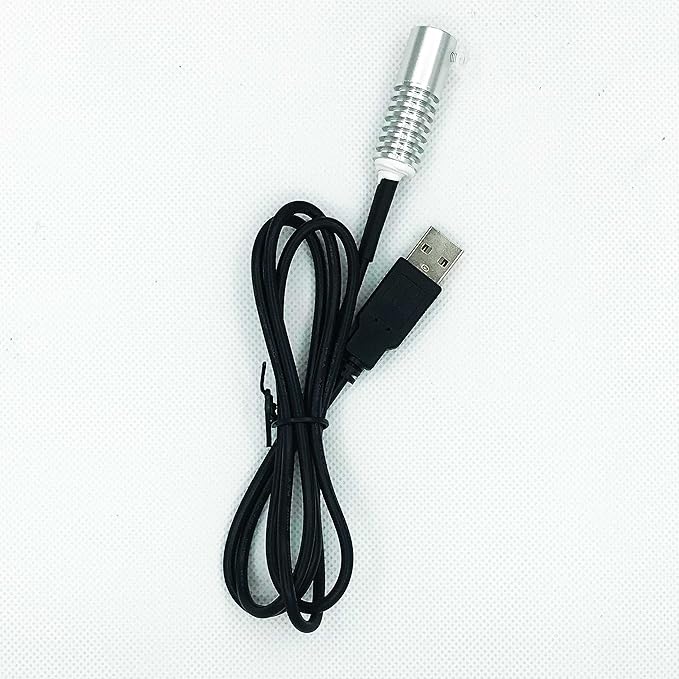 Side Glow Fiber Optic USB Light Source Illuminator Fiber lamp Light Source Guide Fiber LED Light Source 5V Fiber Small Light Source(automatic color change, 4mm)