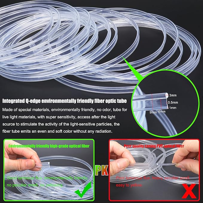 4 Meters Optic Fiber Car Ambient Lighting with Bluetooth App Control + RF Remote Control 64 Colors Multicoloured Music Interior Lighting Kit DC 12V 1W