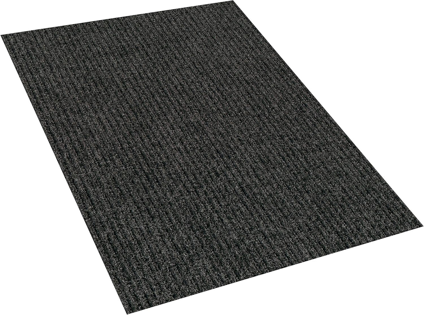 KOECKRITZ Heavy Duty Durable All Weather Indoor/Outdoor Non Slip Entrance Mat Rugs and Runners for Office Business Building Home Garage Front Door (4' x 7', Charcoal)